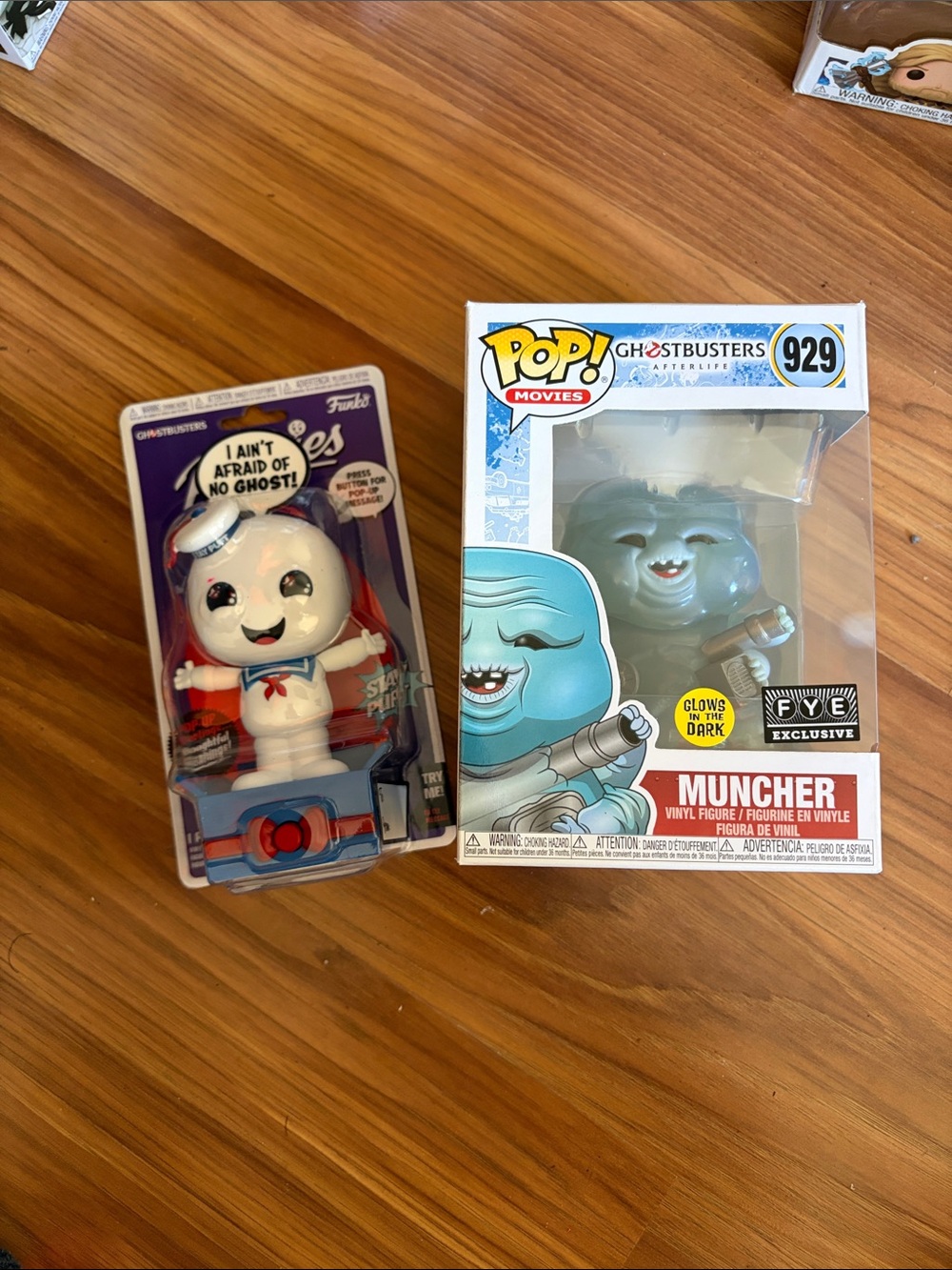 Funko Pop! Muncher & Stay Puft Duo - Blue, White, Red